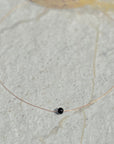 Manifestation Dainty Obsidian Sphere Necklace