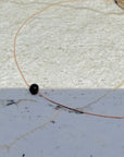 Manifestation Dainty Obsidian Sphere Necklace