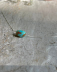 Mini Cube Turquoise Necklace