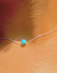 Mini Cube Turquoise Necklace