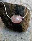 Rose Quartz Light Pink Necklace