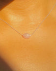 Rose Quartz Light Pink Necklace