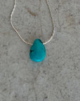 Turquoise Teardrop Necklace