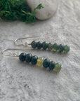 Moss Agate Beaded Earrings