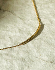 Dainty Gold-Filled Curve Necklace