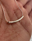 Hammered Curve Necklace