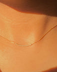 Dainty Gold-Filled Curve Necklace