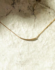 Dainty Gold-Filled Curve Necklace