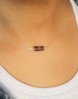 Modern Wood Pendant Necklace