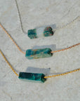 Small Bloodstone Necklace
