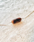 Modern Wood Pendant Necklace