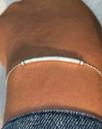 Hammered Curve Bracelet