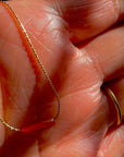 Small Carnelian Crystal Necklace