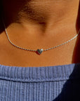 Shimmer Heart Necklace