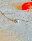 Pave Moon Necklace