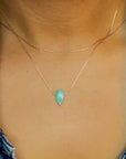 Seafoam Green Chrysoprase Necklace