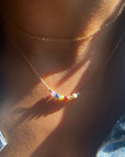 Personalized Family Birthstone Custom Necklace