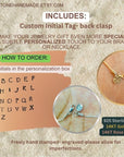 Personalizeable Moss Agate Necklace