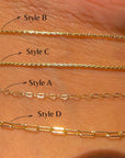 Delicate Gold or Silver Jewelry