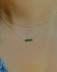 Dark Green Jade Necklace