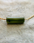 Dark Green Jade Necklace