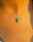 Turquoise Teardrop Necklace