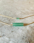 Floating Aventurine Necklace