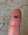 Tiny Blue Lapis Necklace