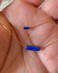 Tiny Blue Lapis Necklace
