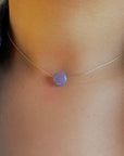 Lavender Purple Lepidolite Necklace