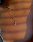 Tiny Ankh Cross Necklace