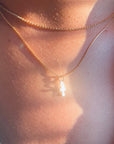 Tiny Ankh Cross Necklace