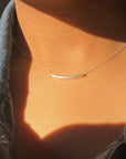 Hammered Curve Necklace
