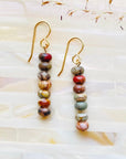 Genuine Blue Turquoise Earrings