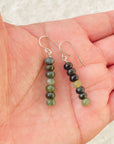 Dark Sapphire Blue Lapis Lazuli Drop Earrings