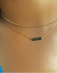 Small Bloodstone Necklace