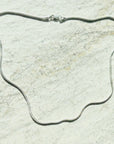 Sleek 2mm Sterling Silver Snake Chain