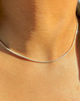 2mm Sterling Silver Snake Chain Necklace