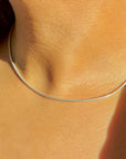 Sleek 2mm Sterling Silver Snake Chain