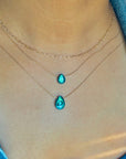 Green Abalone Teardrop Shell Jewelry
