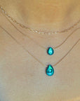 Green Abalone Teardrop Shell Jewelry