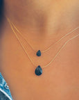 Faceted Black Onyx Necklace