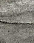 Delicate S Spiral Sterling Silver Necklace