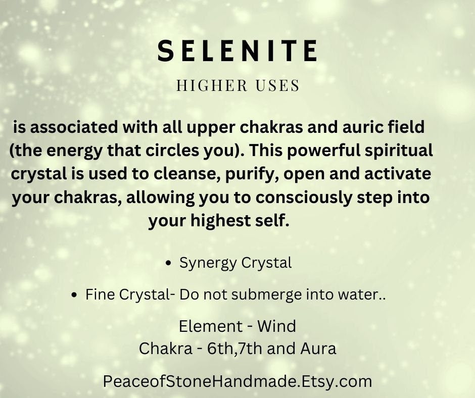 Black Tourmaline and Selenite Beaded Crystal Bracelet